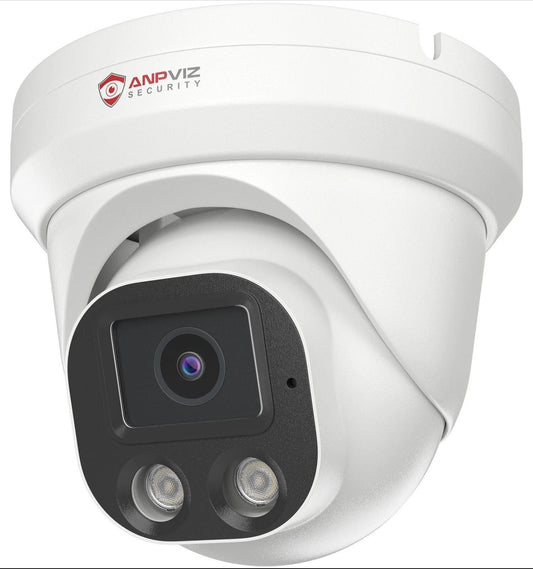 5MP IP POE Camera Turret Dome W/Audio 2.8mm